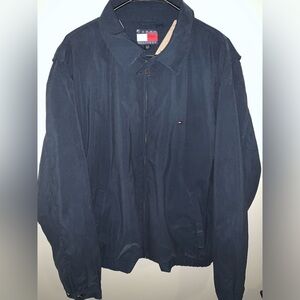 Tommy Hilfiger vintage navy blue zip up jacket new like men’s xl